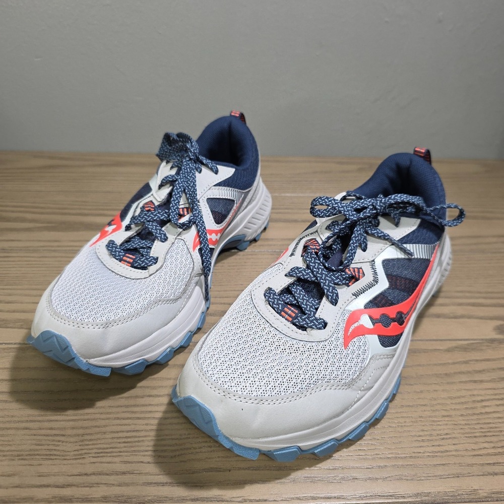 Saucony Womens Excursion TR16 S10744-13 Gray Blue Running Shoes Size 10